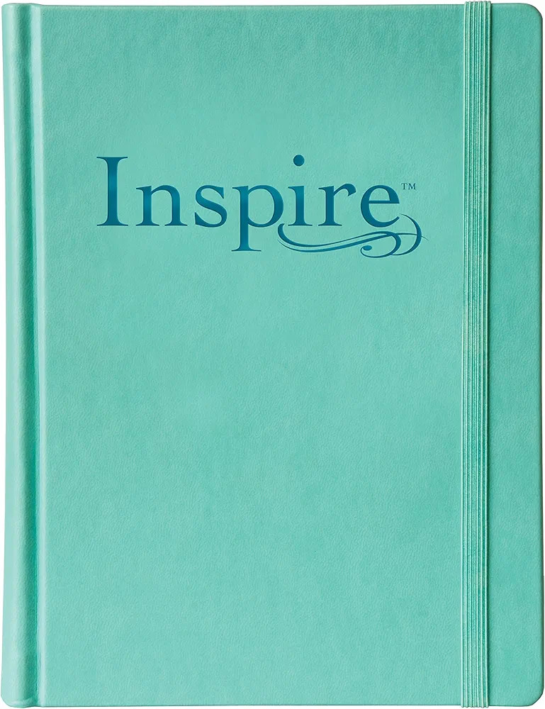 Tyndale NLT Inspire Bible (Hardcover, Aquamarine): Journaling Bible with Over 400 Illustrations t... | Amazon (US)
