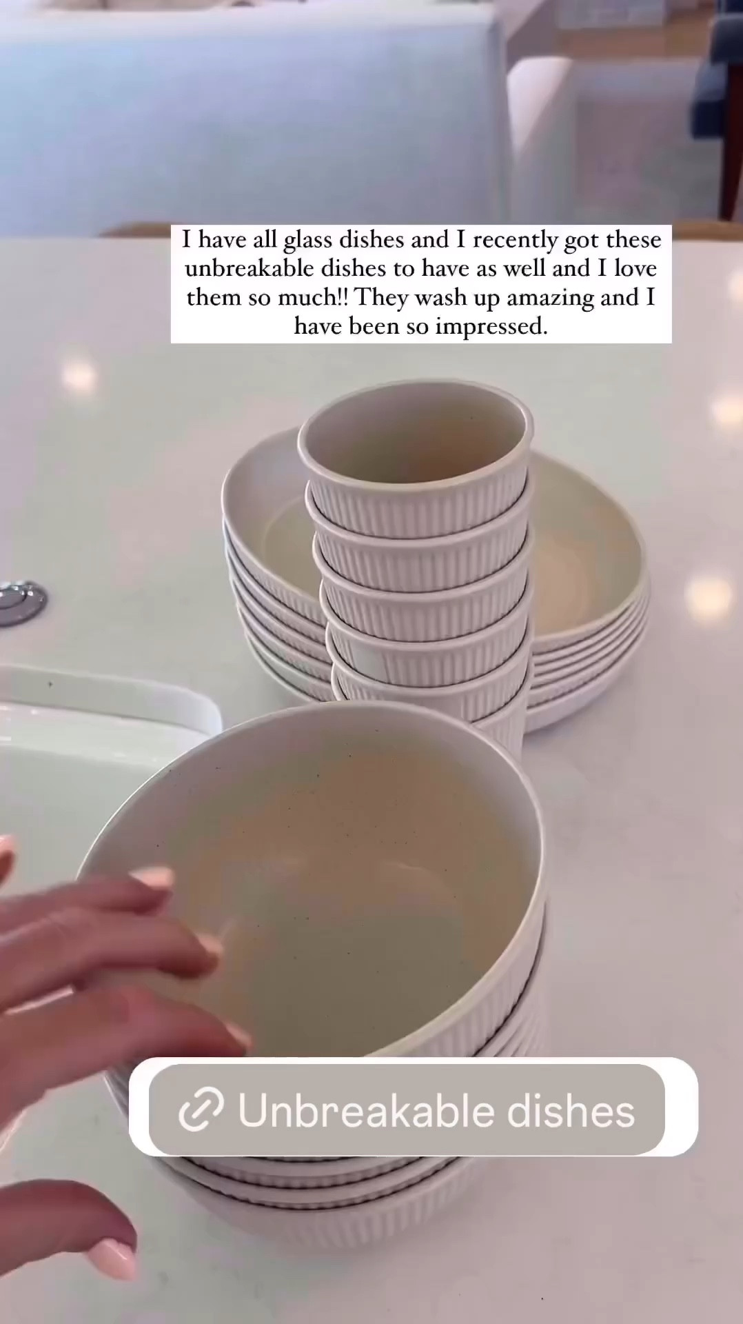 These unbreakable dishes are the BEST!! We never even use our glass ones anymore. 