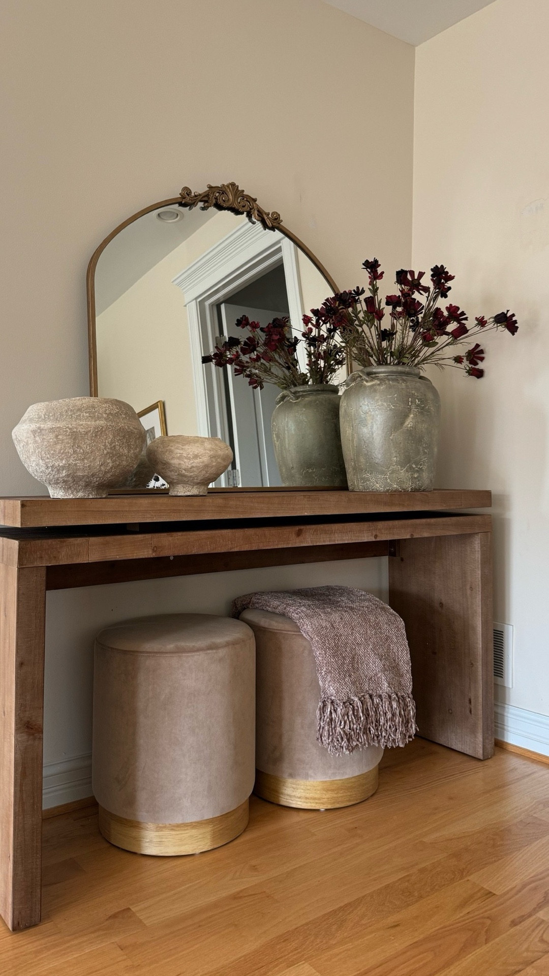 My console table is on sale including decor! Linked similar ottomans as these are no longer available! 

Shop Wayfair’s 5 Days of Deals and save up to 70% off plus get fast and easy shipping on orders over $37.

@wayfair #wayfairpartner #wayfair #wayfairhome #consoletable 

#LTKHome #LTKSaleAlert #LTKSeasonal
