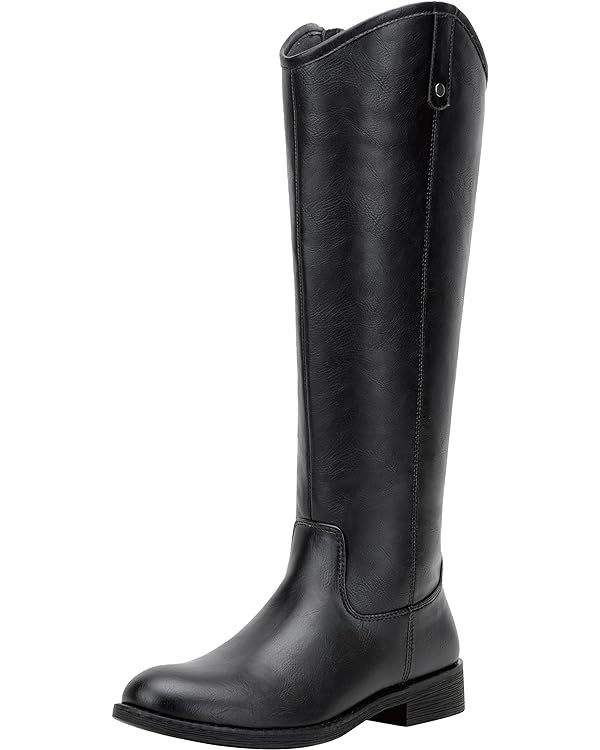 Vepose Women's Knee High Boots 956 Zipper Tall Fashion Boots | Amazon (US)