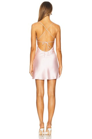 Nadya Mini Dress in Baby Pink | Revolve Clothing (Global)