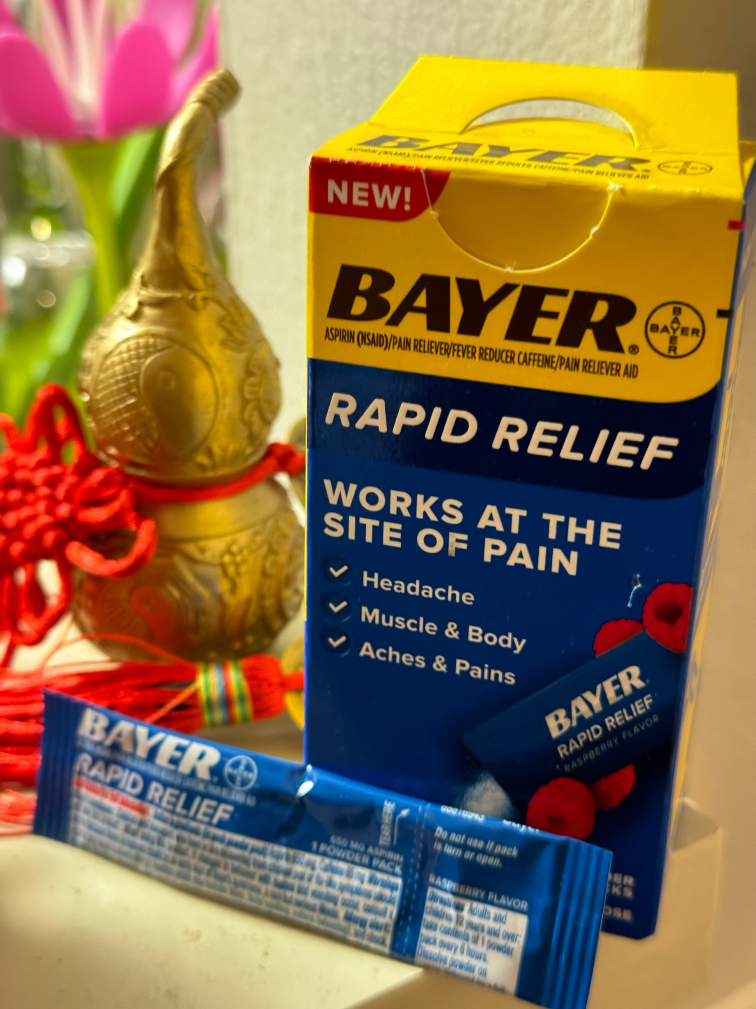 Can’t believe how fast this worked for my headache! 💯 

The perfect companion for pain relief on the go. Just shake the contents of individual pack, tear at the arrow, pour the powder on your tongue, and follow with water.

A single Bayer Rapid Relief works at the site of pain to relieve headache pain, muscle pain, back pain, menstrual cramps, minor arthritis pain, and helps reduce fever.

#LTKxTarget #LTKtravel #LTKfamily