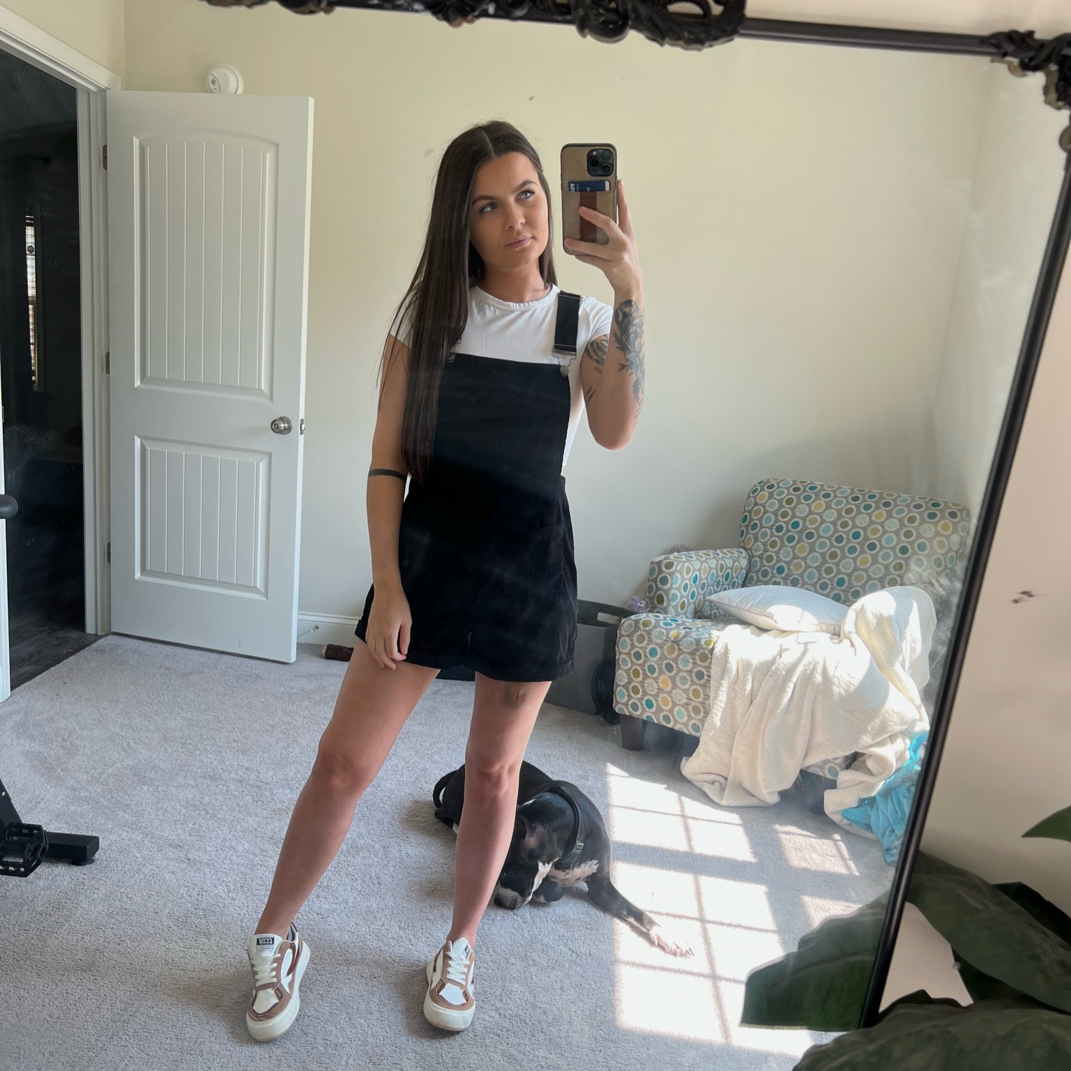 Black overalls. Comfortable and affordable! 

#LTKsalealert #LTKFind #LTKunder50