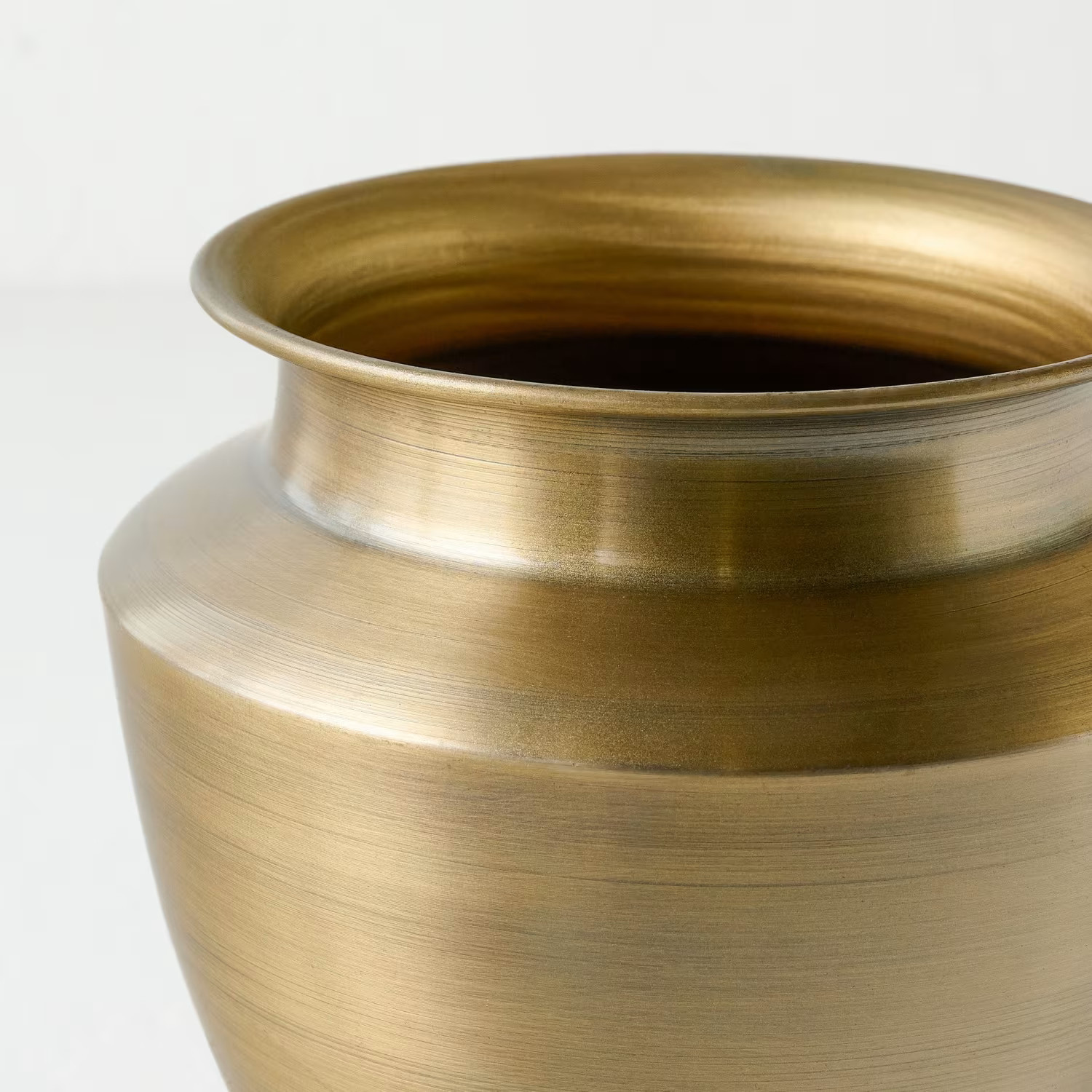 Antiqued Brass Urn Vase | Magnolia