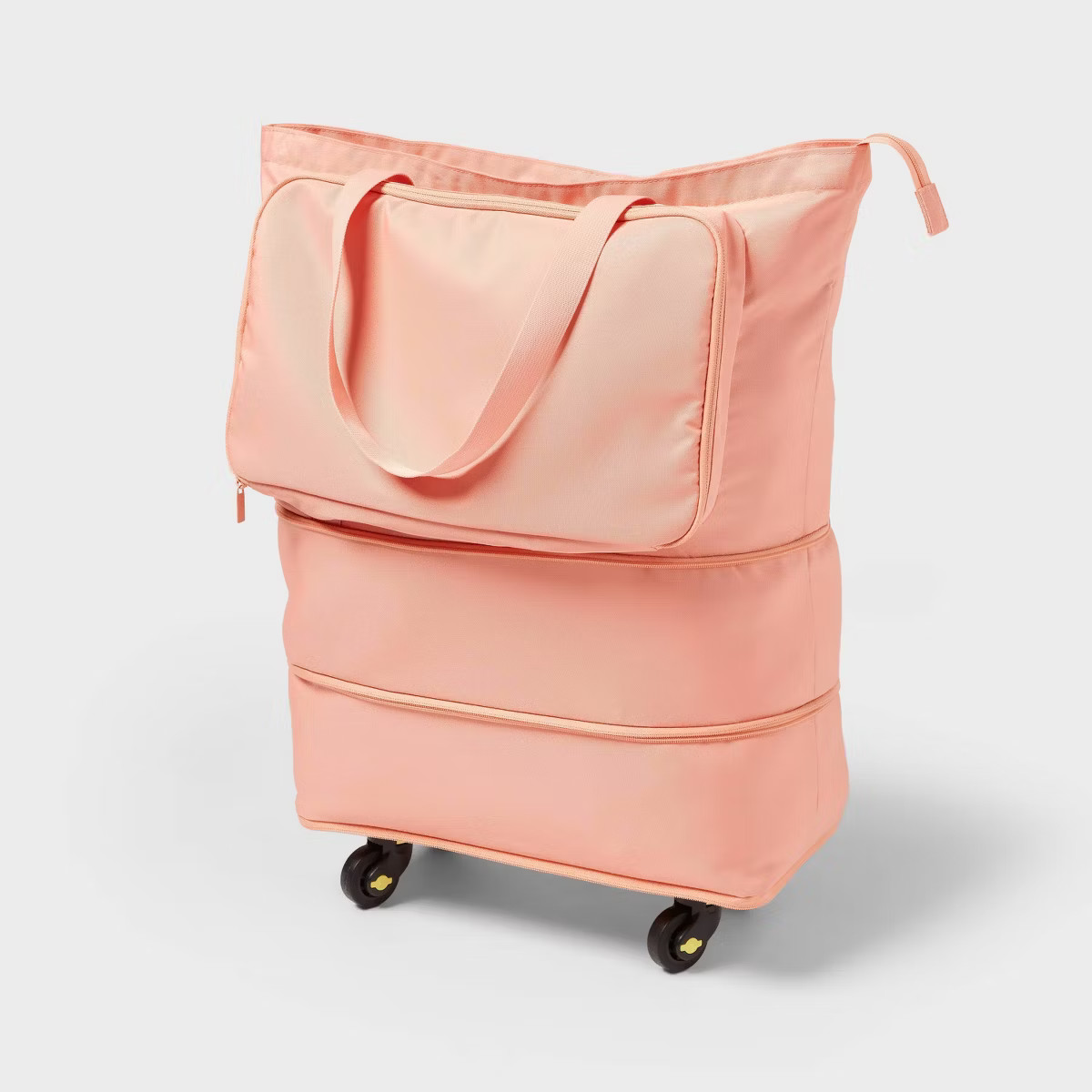 Collapsible Rolling Tote Coral Haze - Brightroom™ | Target