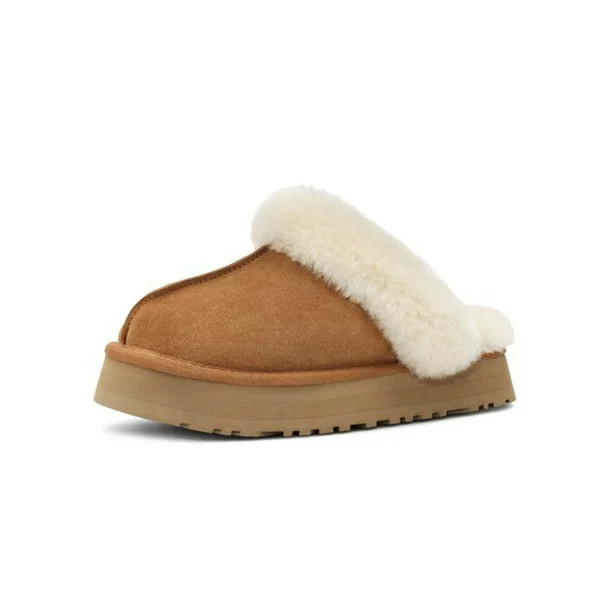 Gomelly Ladies Cozy House Shoes Lightweight Closed Toe Fluffy Slippers Night Out Home Comfort Pla... | Walmart (US)