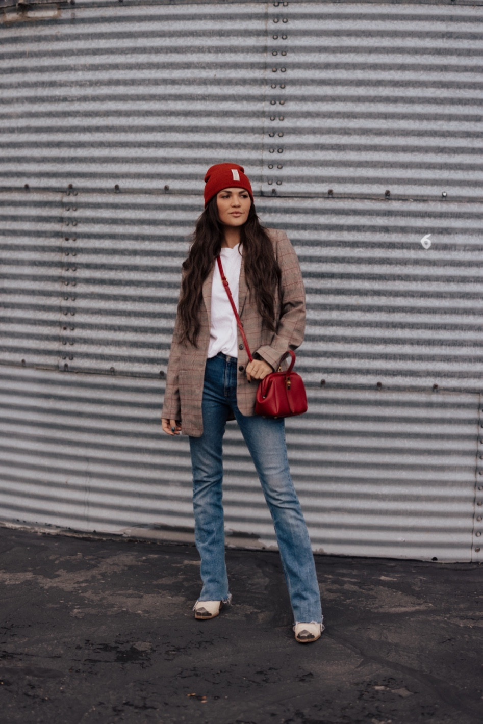 OOTD - Blazer and Boots 
Gigi Pip Beanie - Code: Kristin15 

 

#LTKstyletip