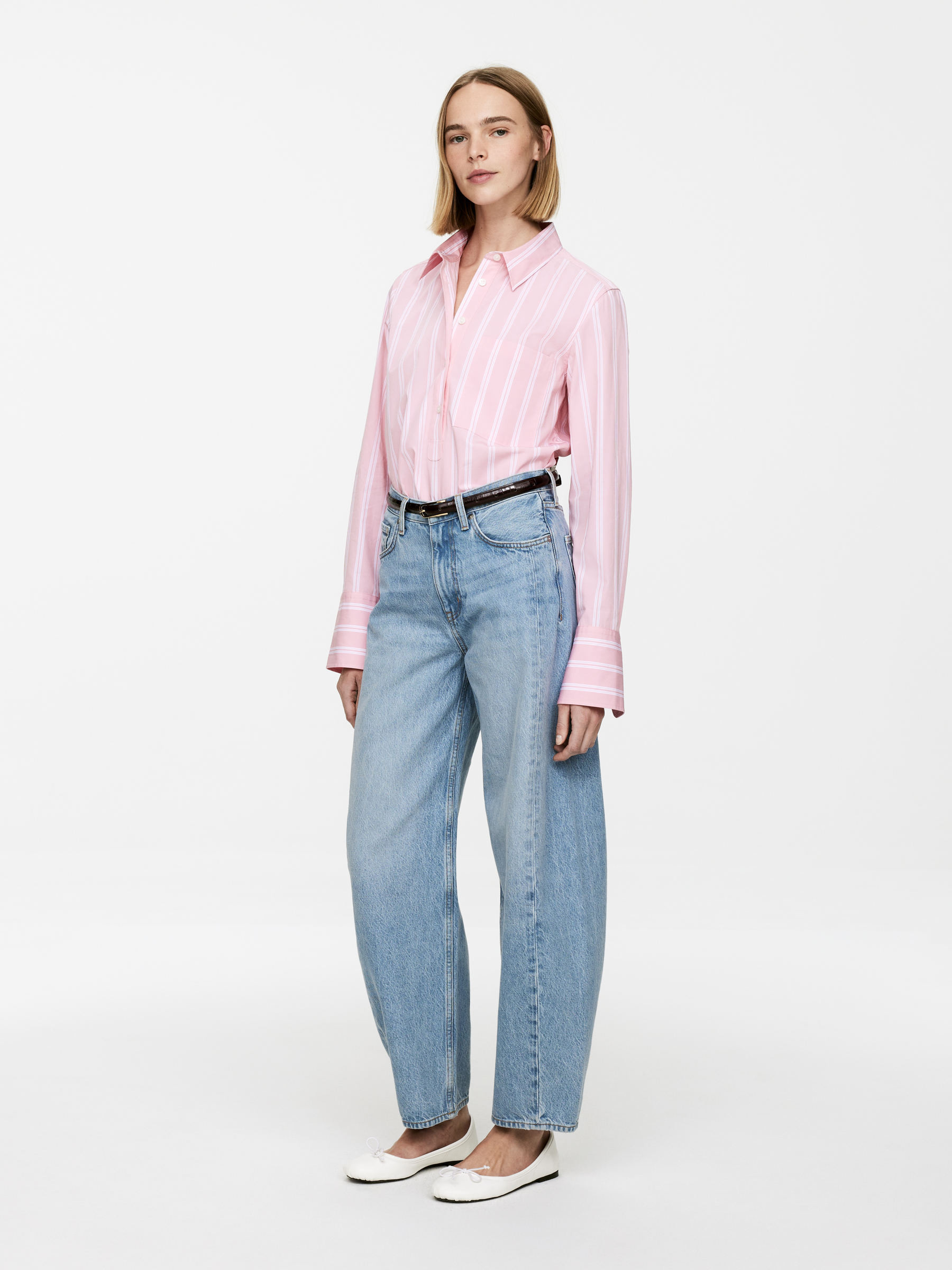 BLOOM Barrel Jeans – Light Blue – Women – ARKET GB | Arket UK