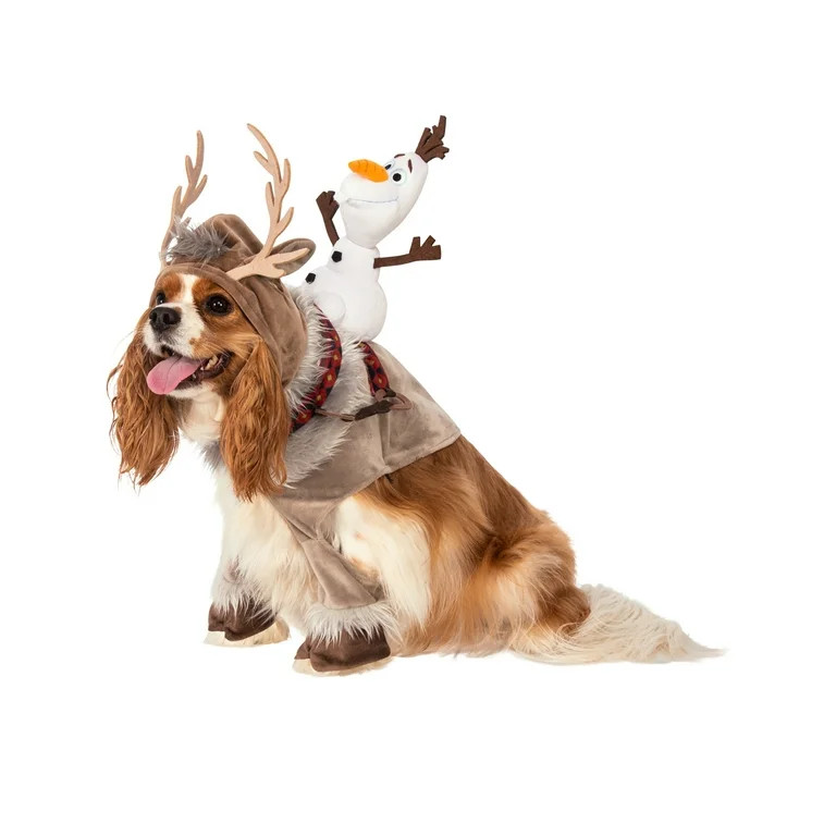 Disney Frozen Sven and Olaf Pet Costume for Dogs or Cats by Rubies, Small | Walmart (US)