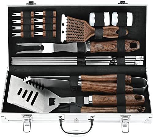 N NOBLE FAMILY 21PCS Professional Stainless Steel Grill Accessories Set for Men Dad Women - Perfe... | Amazon (US)