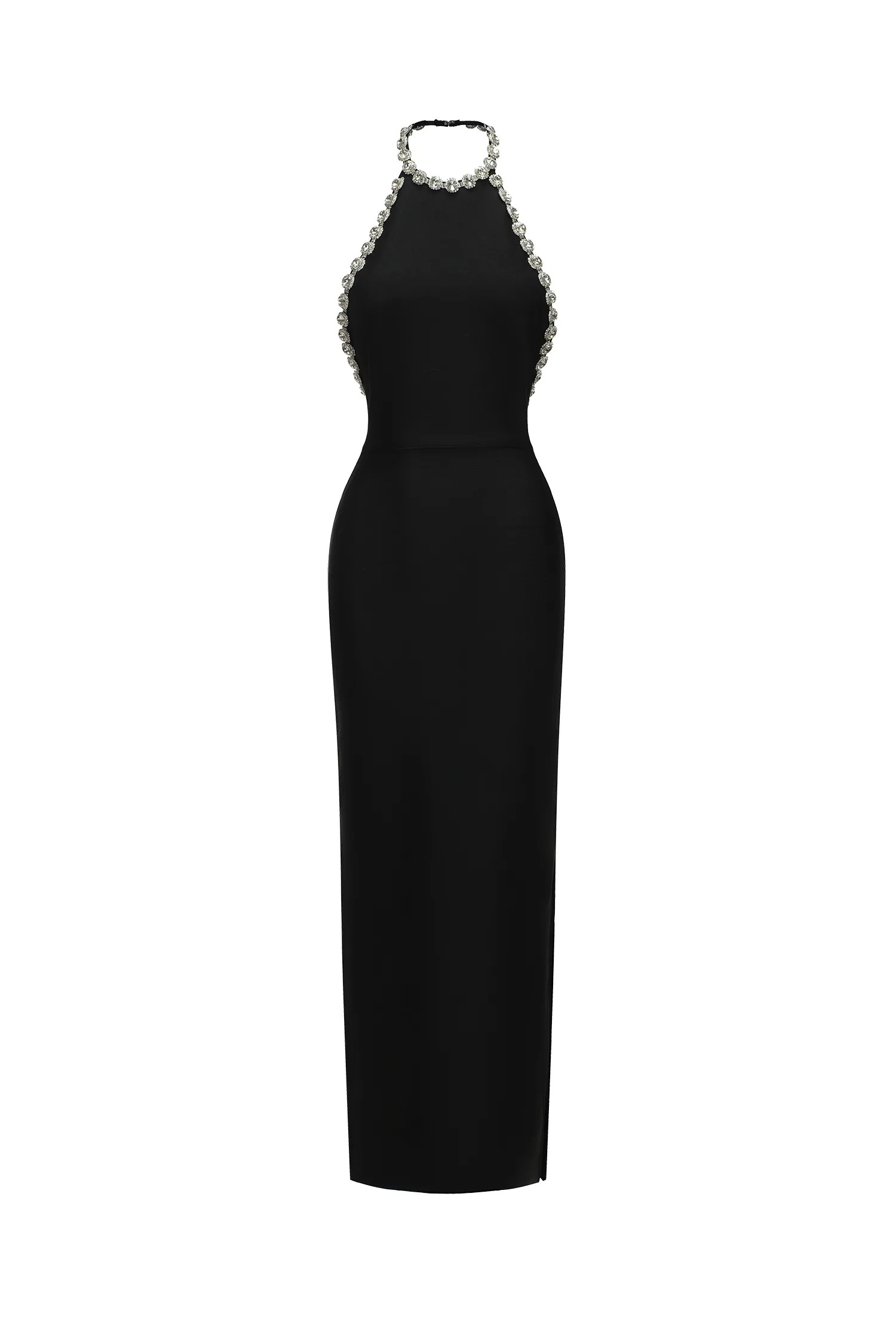 Tiana Diamante Halter Maxi Dress | Bellabarnett Affiliate Marketing
