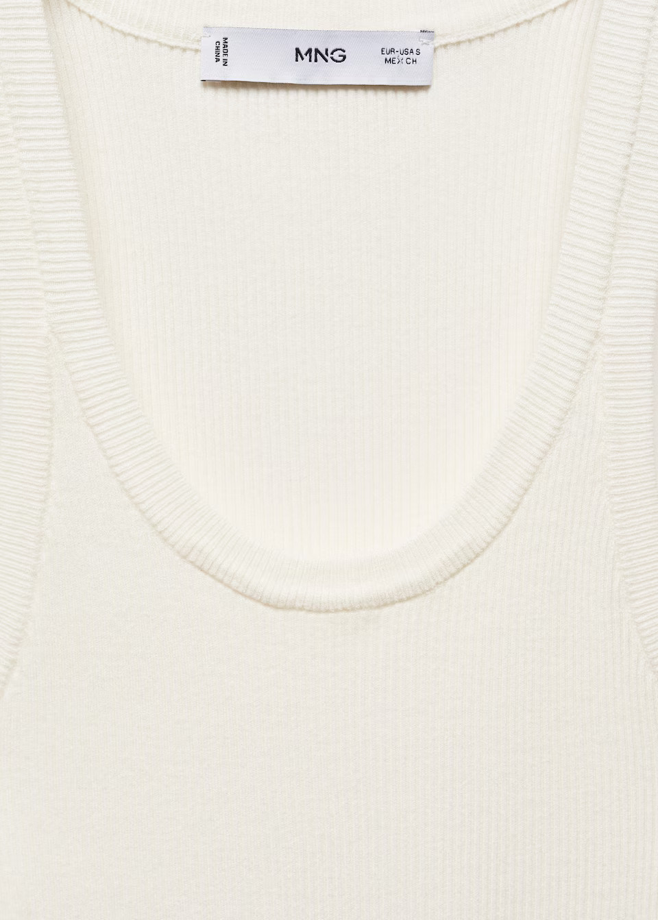 Ribbed knit top -  Women | Mango United Kingdom | MANGO (UK)