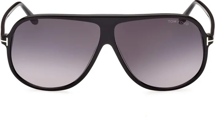 TOM FORD Spencer 62mm Gradient Oversize Pilot Sunglasses | Nordstrom | Nordstrom