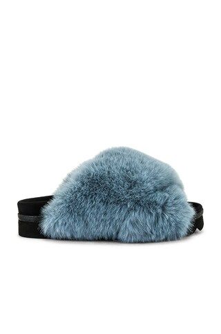 R0AM Cloud Faux Fur Slipper in Blue Sky from Revolve.com | Revolve Clothing (Global)