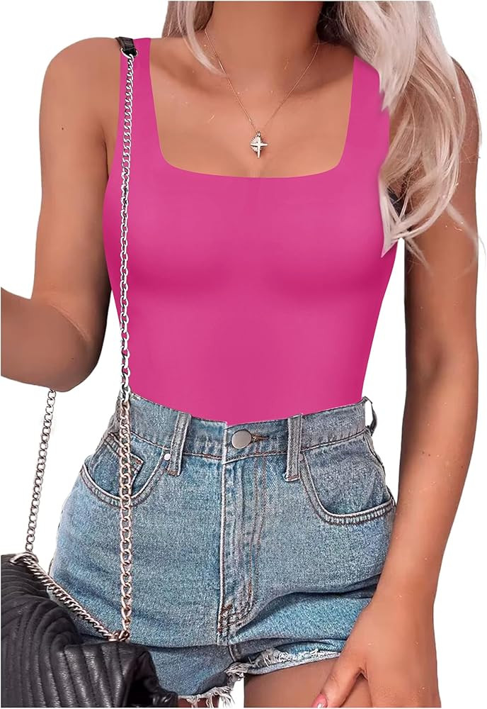 Popilush The Shapewear Bodysuit for Women Thong Body Shaper Comfortable Camisole Tank Tops Body S... | Amazon (US)