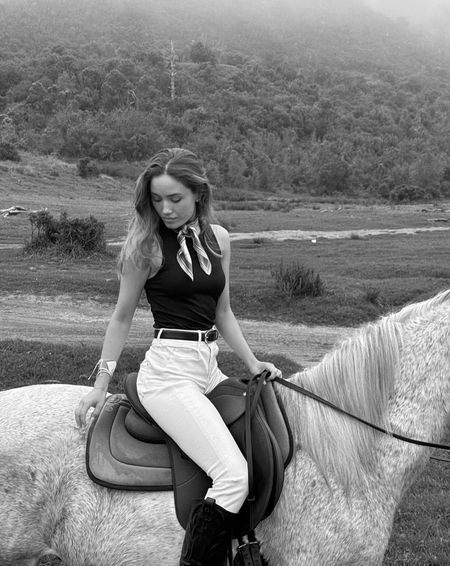 Guess, Spring Style, South Africa, Equestrian Style, Black Tank Top, White Jeans 

#LTKSeasonal #LTKeurope #LTKstyletip
