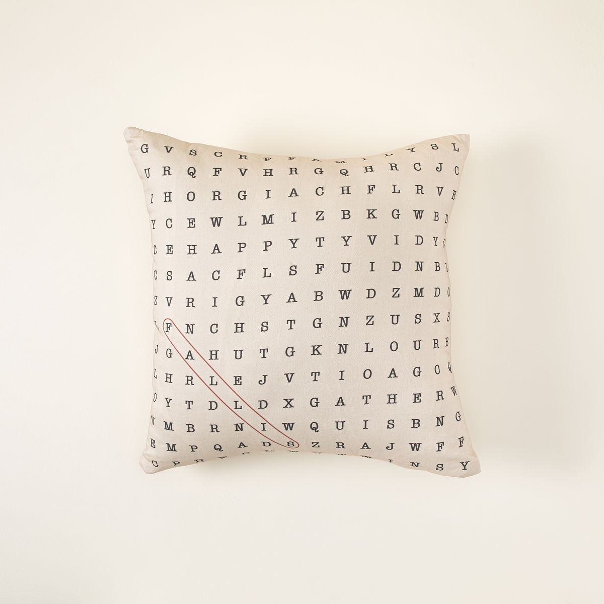 Personalized Word Search Pillow | UncommonGoods