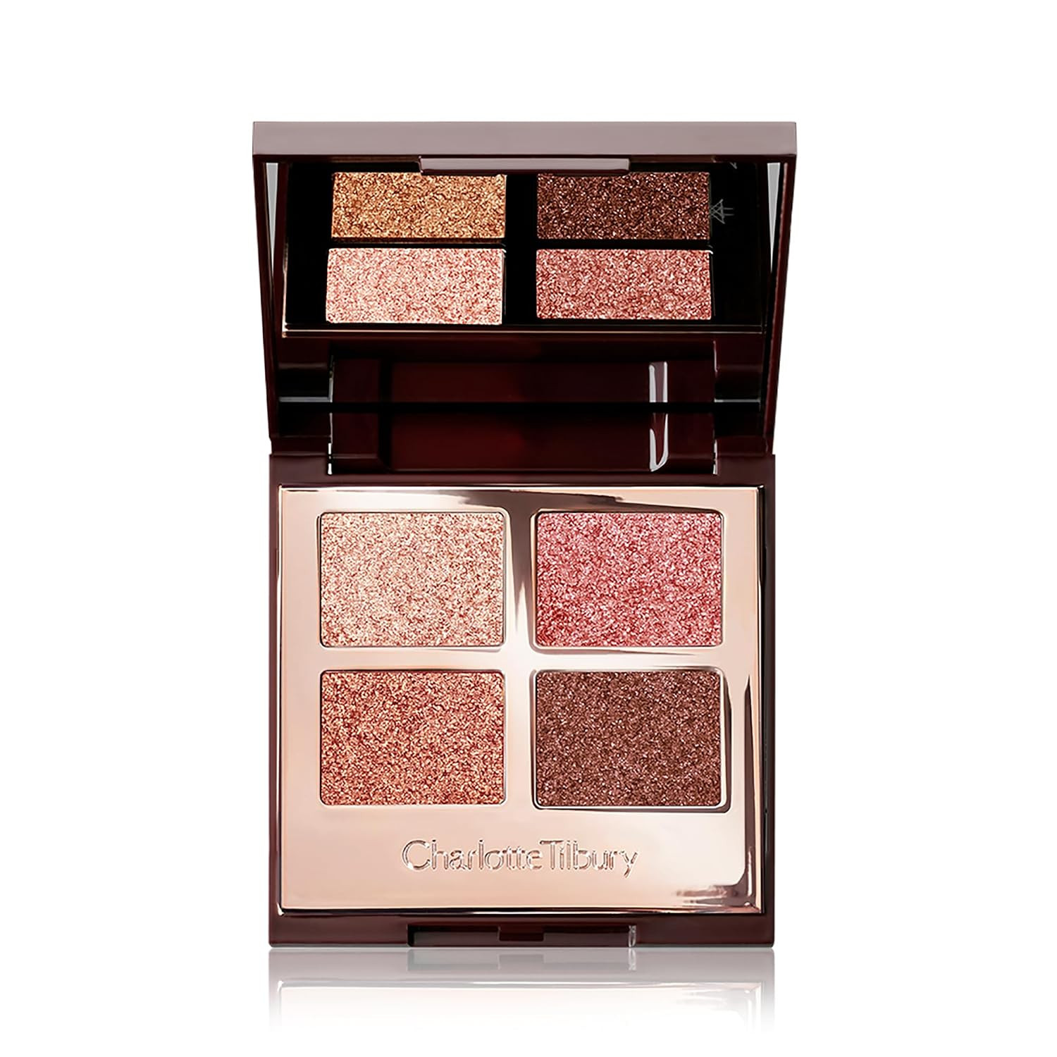 Charlotte Tilbury Luxury Palette Eyeshadow - Shimmer, Metallic & Satin Matte Eyeshadow Quad with a Rich Powder Formula - Includes 4 Complementary Shades | Amazon (US)
