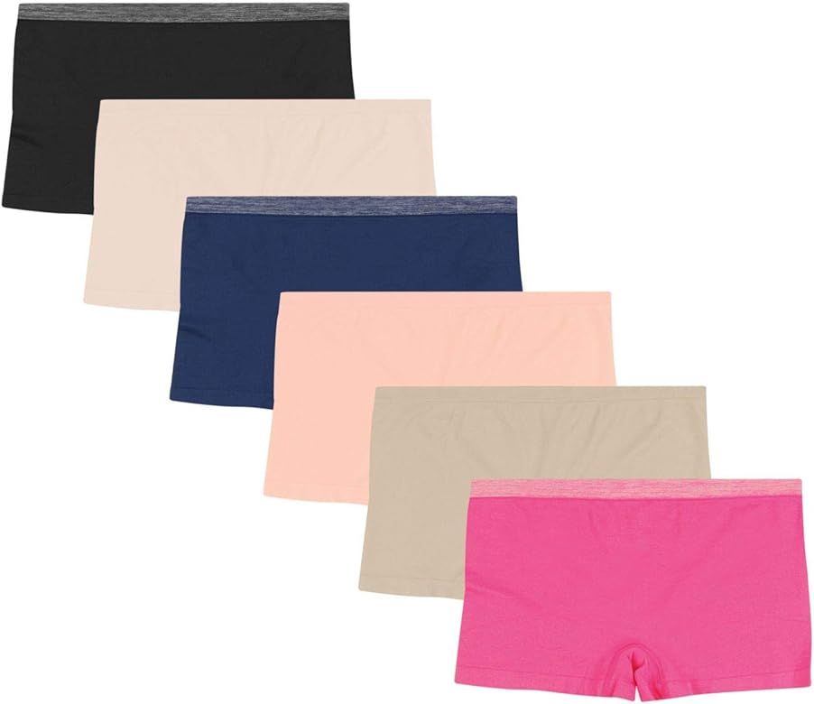 Hanes Women's Comfort Flex Fit Seamless Boyshort Panty (Pack of 6) | Amazon (US)