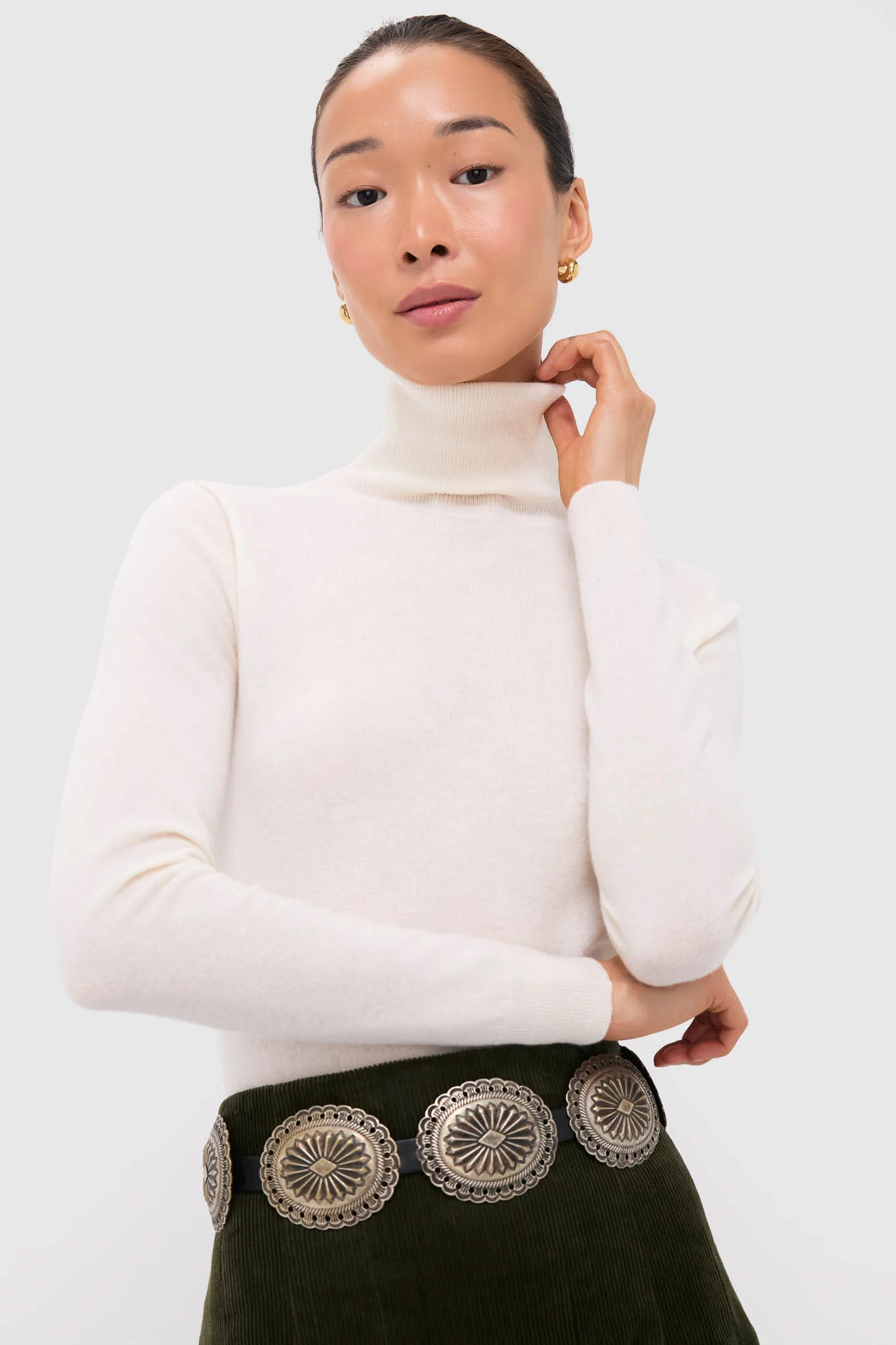 Cream Cashmere Long Sleeve Pullover | Tuckernuck (US)