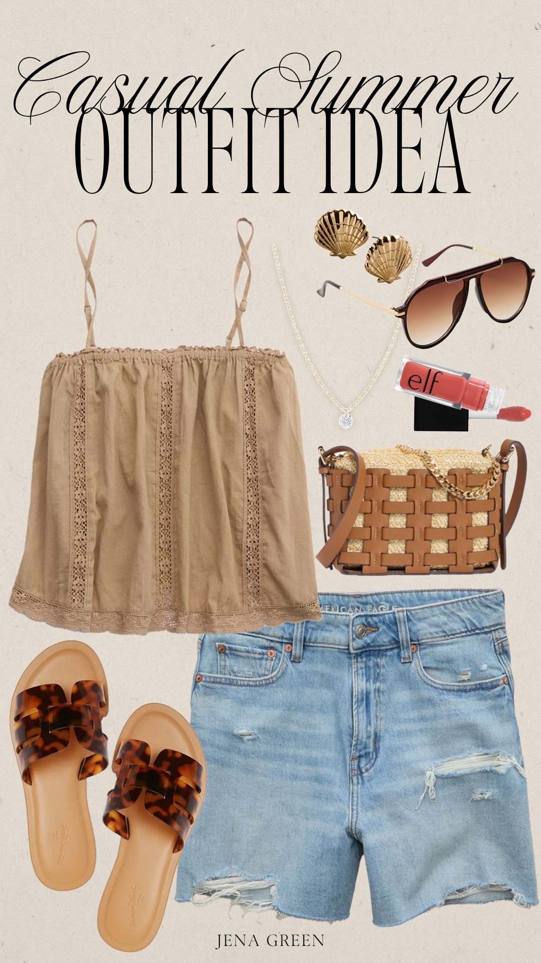 Casual Summer Outfit Idea | Casual Summer Outfits | Summer Look | Summer Style 

 #LTKootd #LTKSeasonal