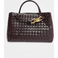 The Demi Chocolate Brown Weave Mini Tote Bag | Public Desire