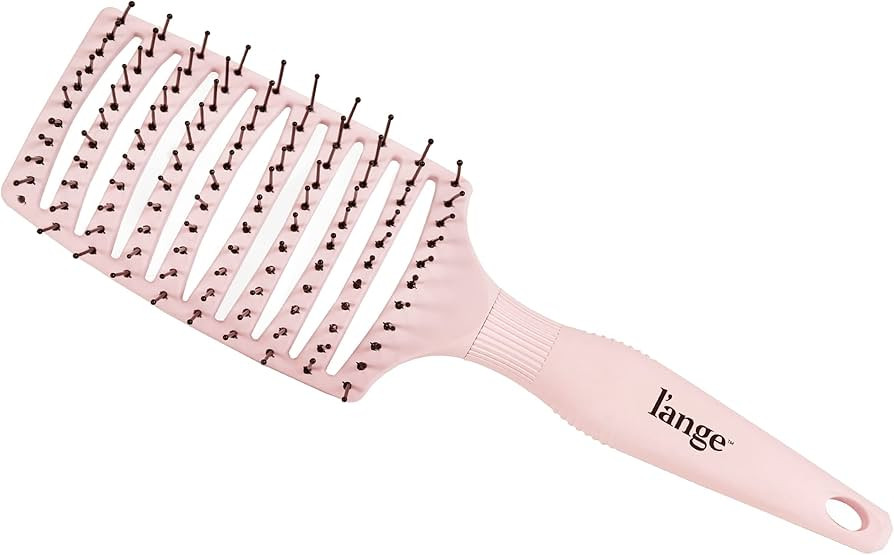 L'ANGE HAIR Siena Wide Curved Vented Hair Brush | Detangle with Nylon Bristles Best for Tangles a... | Amazon (US)