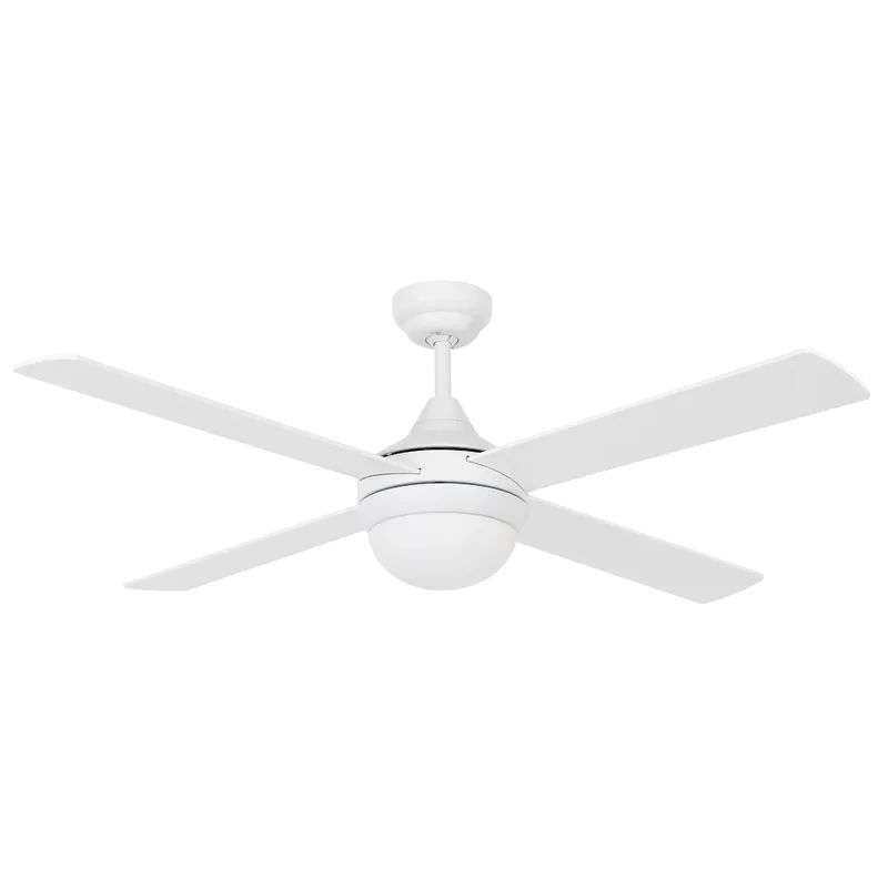 52'' Jani 4 - Blade Standard Ceiling Fan with Remote Control and Light Kit Included | Wayfair North America