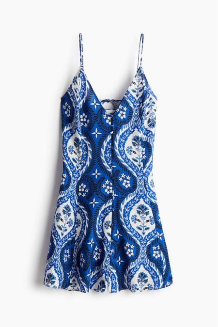Blue and white patterned dress 

#LTKSeasonal #LTKfindsunder50 #LTKstyletip