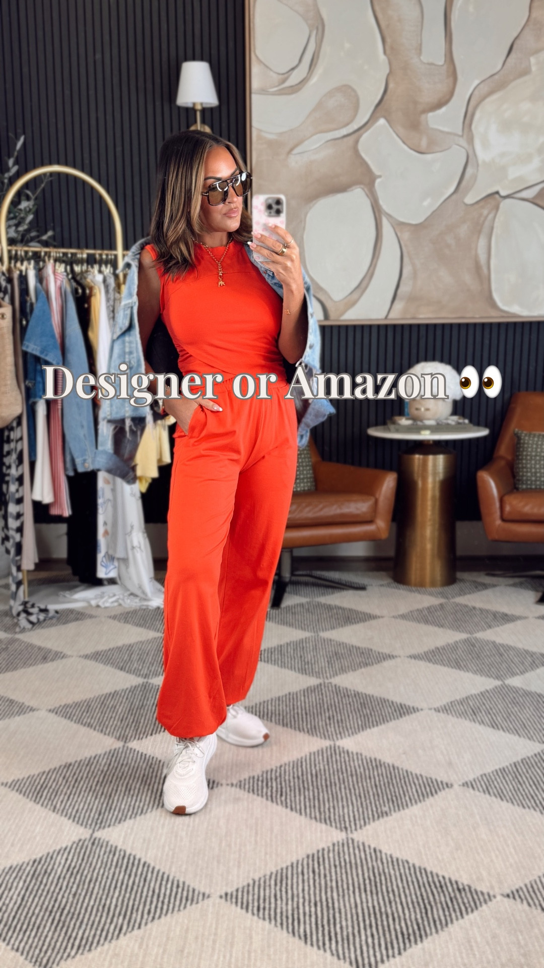 Is it designer… or is it Amazon? 👀

This set had me doing a double take—under $40 and so good I had to keep checking the tag.

Wearing a size small
5’2” | 130lbs | 34DD | 25” waist

#AmazonFind #LookForLess #PetiteStyle #Over40Style #AmazonFashion #grwm #StyledByLexie #AmazonSet #NeutralVibes #OOTD #ootdinspo #SummerStyle