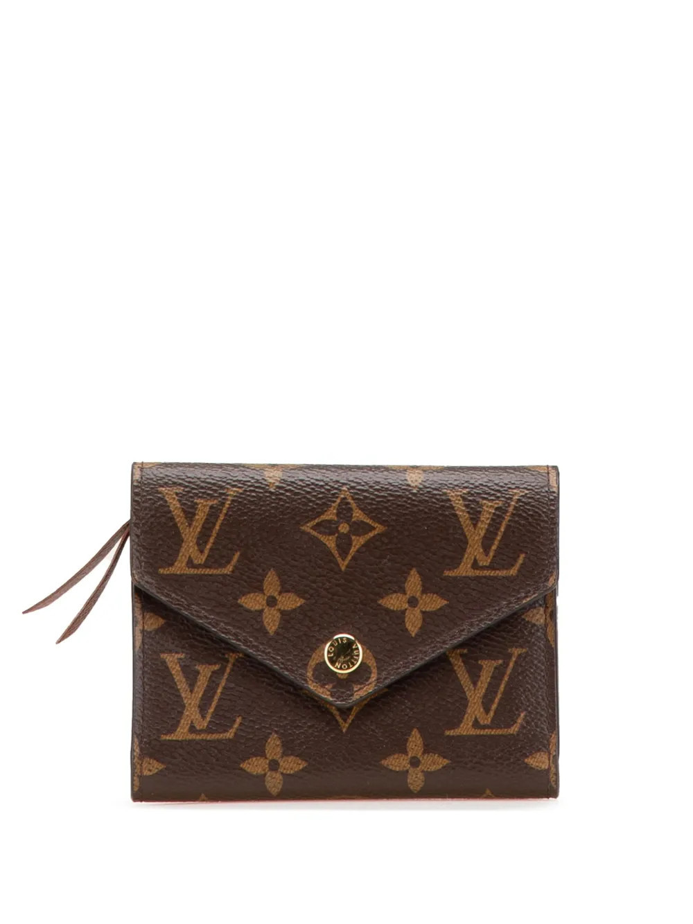 Louis Vuitton Pre-Owned 2019 Monogram Victorine Wallet small wallets - Brown | Farfetch Global