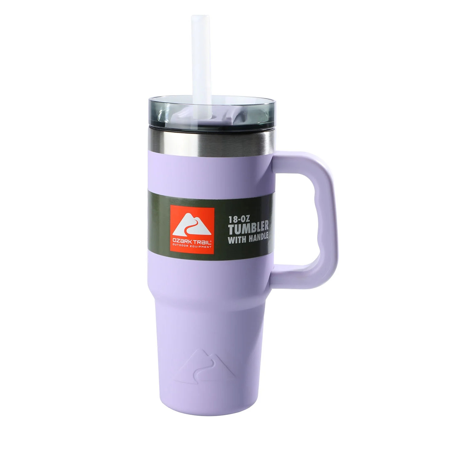 Ozark Trail 18 oz Insulated Stainless Steel Tumbler with Handle- Purple | Walmart (US)