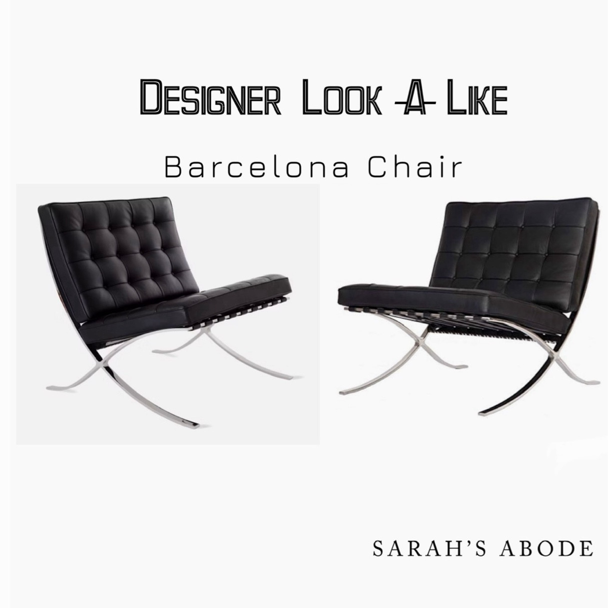 The Barcelona look-a-like chair for less. Many colors to choose from! 

Leather chair. Lounge chair. Side chair. Black. White  brown. 

#LTKFamily #LTKSaleAlert #LTKSpringSale