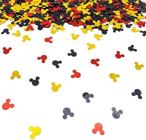 Mickey Mouse Theme Confetti | Baby Shower Party Boy Girl Kids First 1st Birthday Supplies Decoration | Amazon (US)