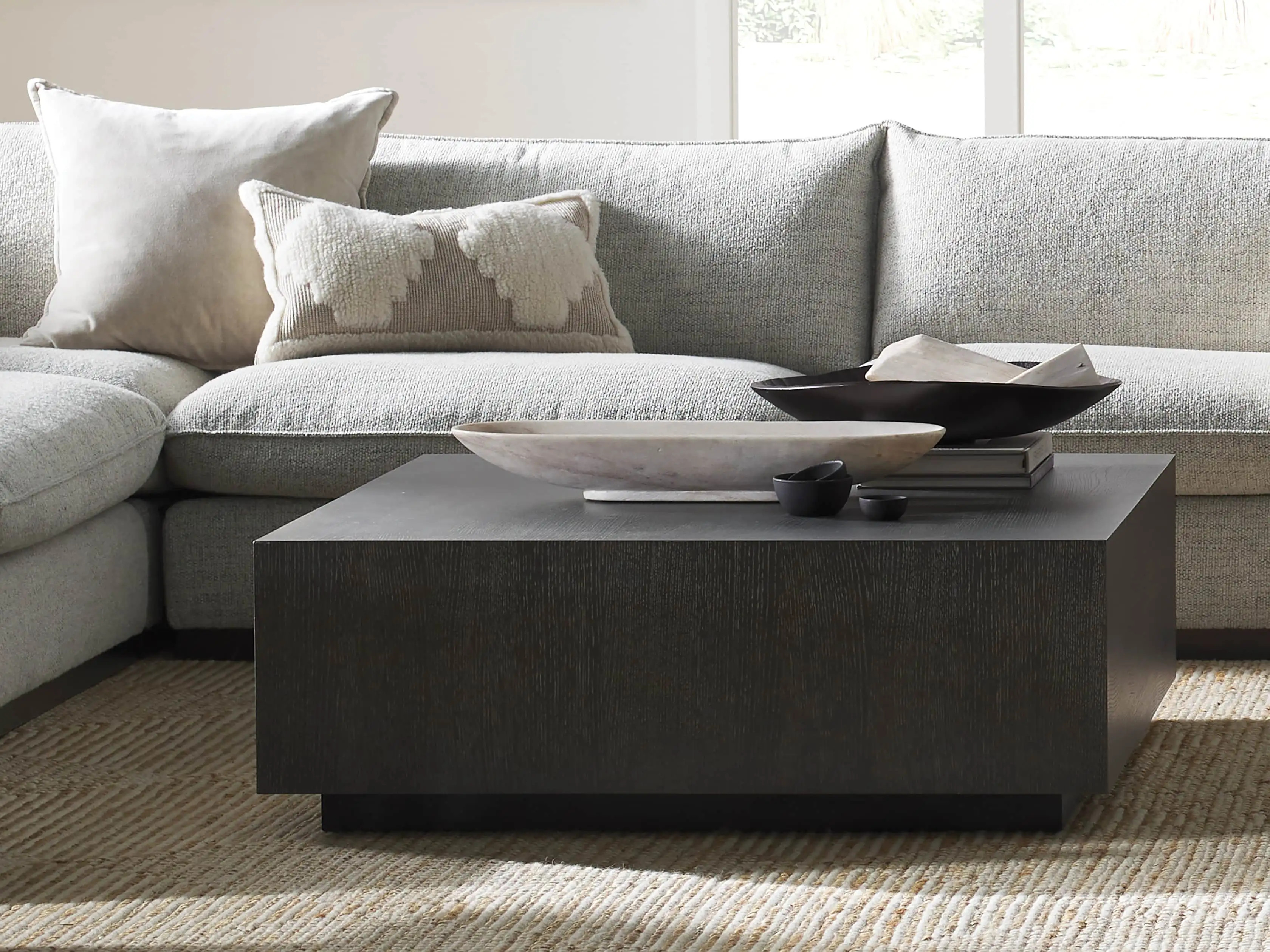 White Marble Oval Bowl | Arhaus
