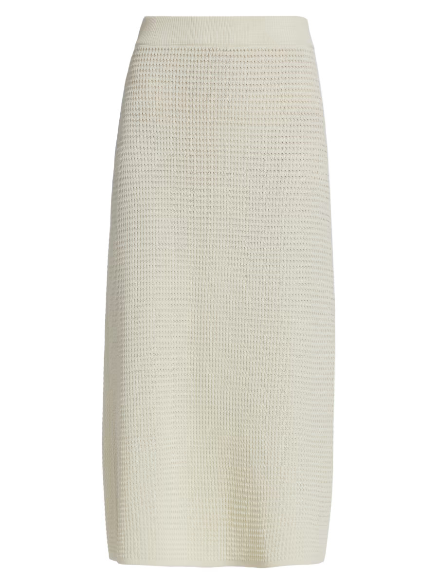 Ribbed-Knit Midi-Skirt | Saks Fifth Avenue