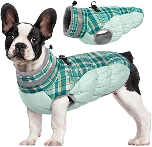 FUAMEY Dog Coat for Medium Dogs,Waterproof Dog Winter Jacket with Harness Built in Puppy Cold Wea... | Amazon (US)