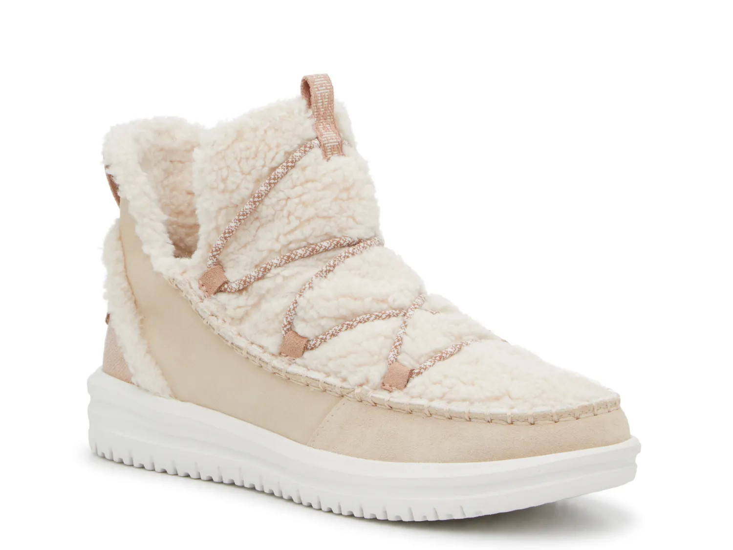 Hey Dude Camden AllOver Cozy SlipOn | Women's | Light Tan/Beige | Size 11 | Sneakers | DSW
