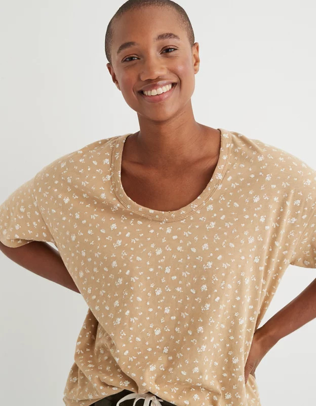 Online Only
    
  
    Aerie Boyfriend Voop Oversized T-Shirt | American Eagle Outfitters (US & CA)