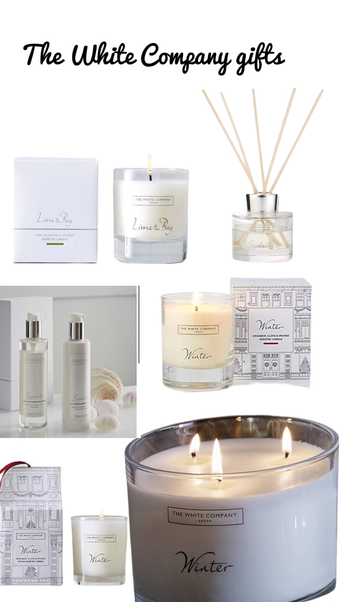 Discounted white company gifts on Amazon!! 

The white company, winter candle, Amazon finds, Amazon Black Friday 