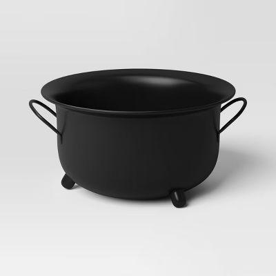 10.5L Halloween Steel Cauldron Beverage Tub Black - Threshold™ | Target