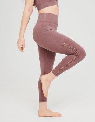 OFFLINE Seamless Macrame High Waisted Legging | American Eagle Outfitters (US & CA)