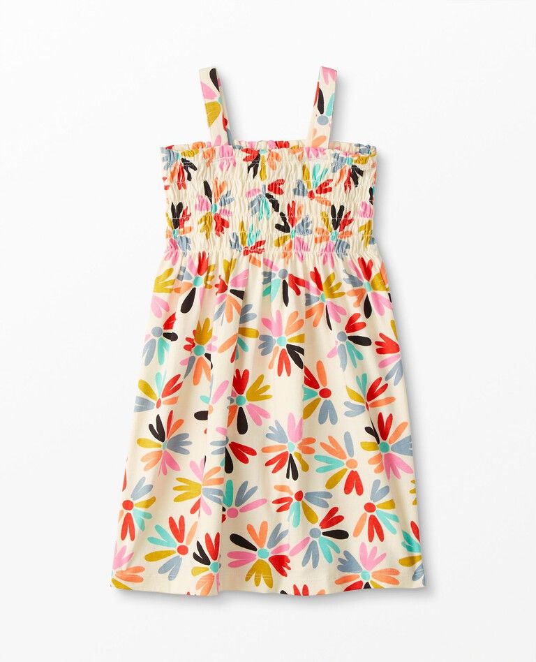 Print Smocked Dress | Hanna Andersson