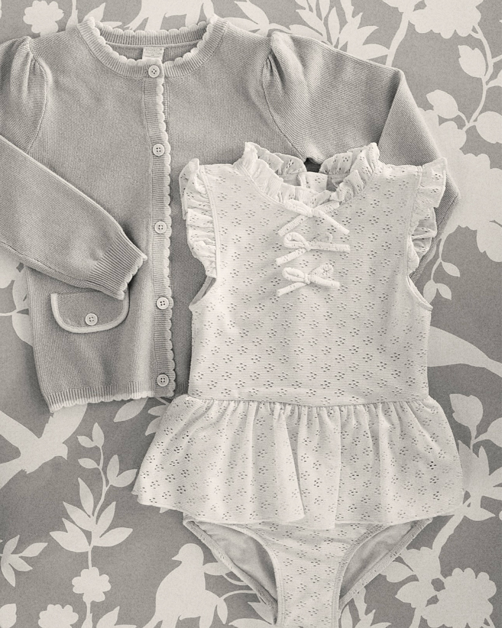 This precious swimsuit was named for Elle! Adore it. Peplum eyelet swimsuit. I size down for my kids. 

#LTKkids #LTKbaby #LTKfamily