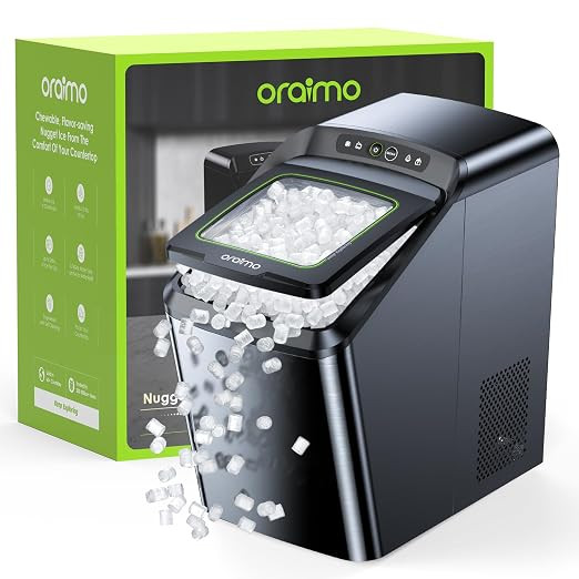 Oraimo Nugget Ice Maker, Ice Makers Countertop, 26 Lbs/Day Tooth-Friendly Chewable Ice with Self-... | Amazon (US)
