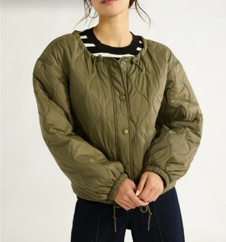 Classic olive jacket for fall and winter 🤭🤌🏻