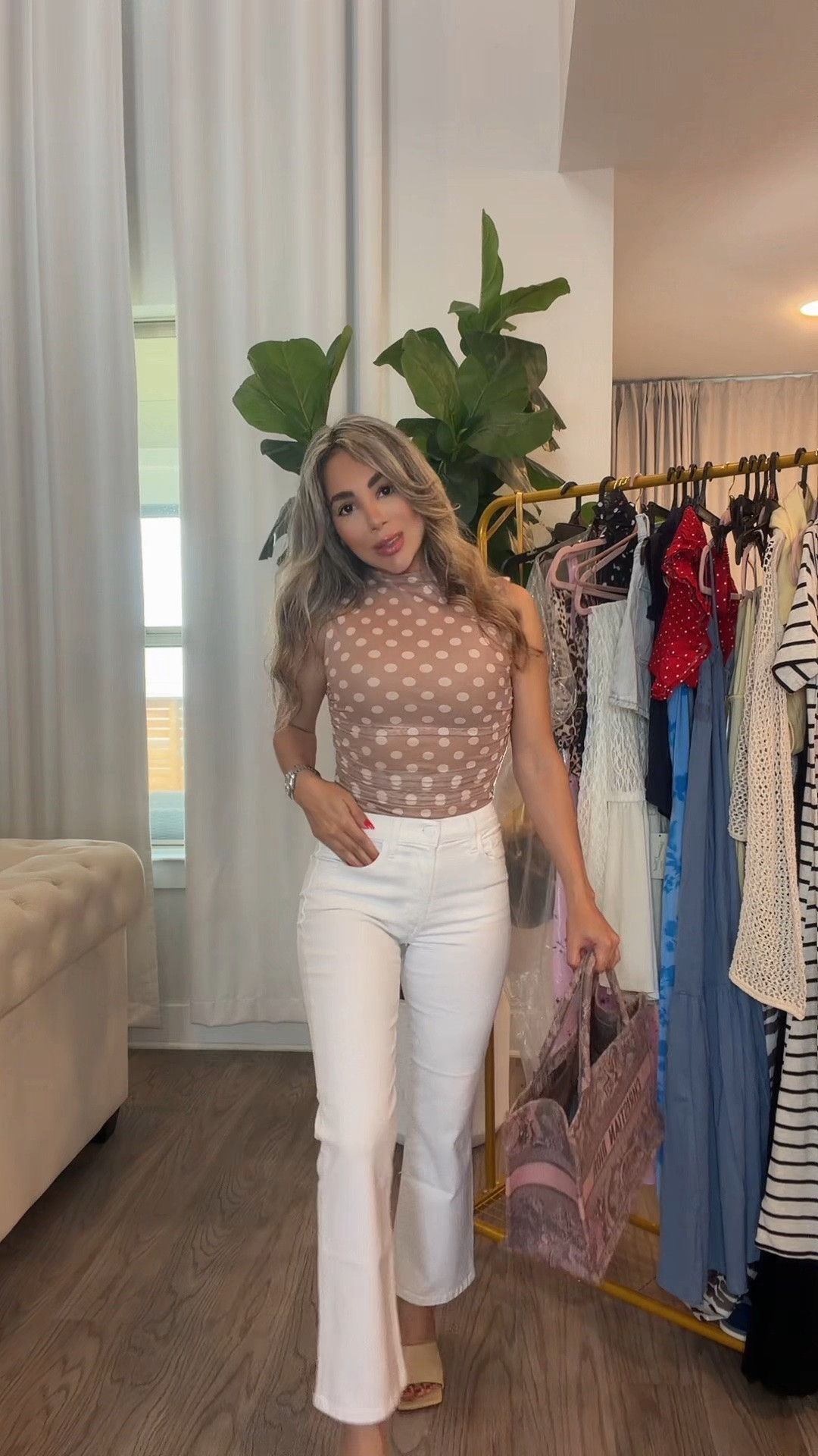 Found the perfect spring polka dot outfit 🩷

#LTKgrwm #LTKSeasonal #LTKootd