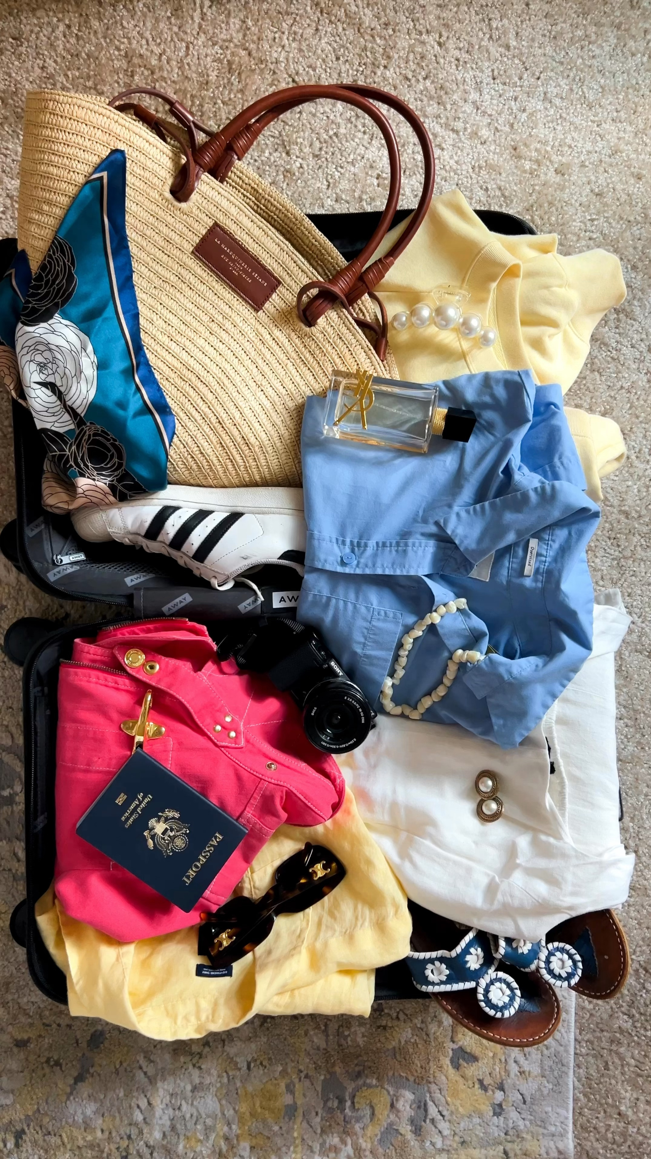 Packing for summer trips >>> All the essentials from linen button downs, to sneakers and of course the perfect summer tote from Sezane! 

#LTKtravel #LTKSeasonal #LTKVideo