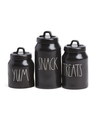Set Of 3 Canisters | TJ Maxx