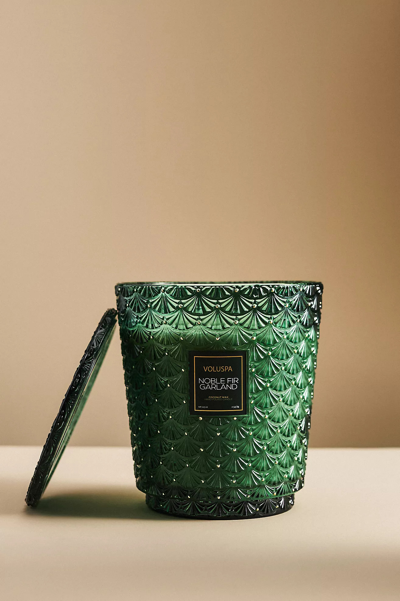 Voluspa Noble Fir Garland Hearth Candle | Anthropologie (US)